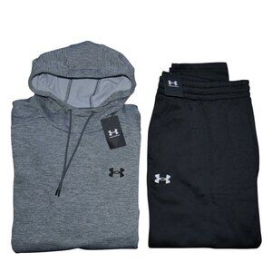 Under Armour Men's Size 3XL Sweatsuit 2 PC Fleece Tracksuit Outfit Gift Set NWT